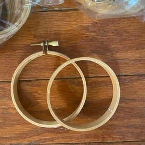 3 inch Bamboo Embroidery Hoop Rings